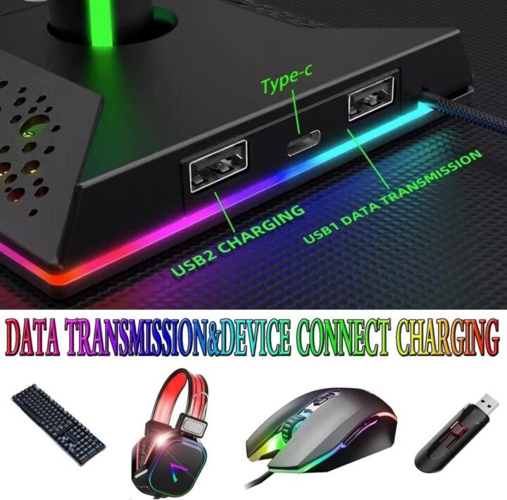 ستاند حامل سماعه ويد تحكم ASA STAND RGB