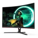 ⁦شاشه ايه او سي AOC MONITOR 32-CURVED-165Hz⁩ - الصورة ⁦2⁩