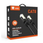 سلك شبكه 25 متر - CABLE CAT8 ASA WI-FI 25m