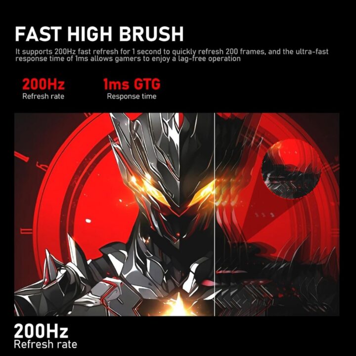 Gawfolk Gaming Screen 24.5 200Hz 1Ms
