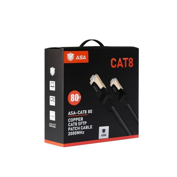 80 Meter Network Cable CAT8 ASA WI-FI