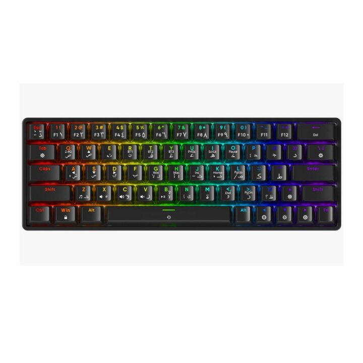 كيبورد قيمنق صغير - KEYBORD HALL A10 60% BLACK