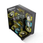 ⁦صندوق بي سي HALL GAMING CASE O11 VISION PLUS BLACK⁩ - الصورة ⁦5⁩