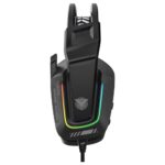 ⁦سماعه يو اس بي محيطي - ASA A80 HEADEST GAMING BLACK⁩ - الصورة ⁦3⁩