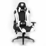 ⁦كرسي قيمنق دايموند ابيض+اسود - CHAIR GAMING DAIMOND ASA WHITE⁩ - الصورة ⁦2⁩
