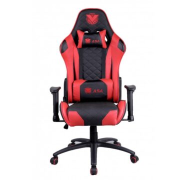 كرسي قيمنق دايموند احمر+اسود - CHAIR GAMING DAIMOND ASA RED