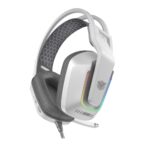 ⁦سماعه يو اس بي محيطي - ASA A80 HEADEST GAMING WHITE⁩ - الصورة ⁦4⁩