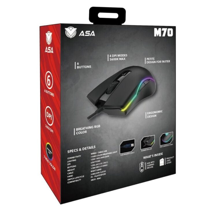 Wired Mouse - Mouse- ASA M70