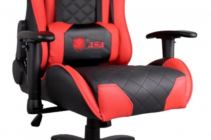 ASA Diamond Red & Black Gaming Chair
