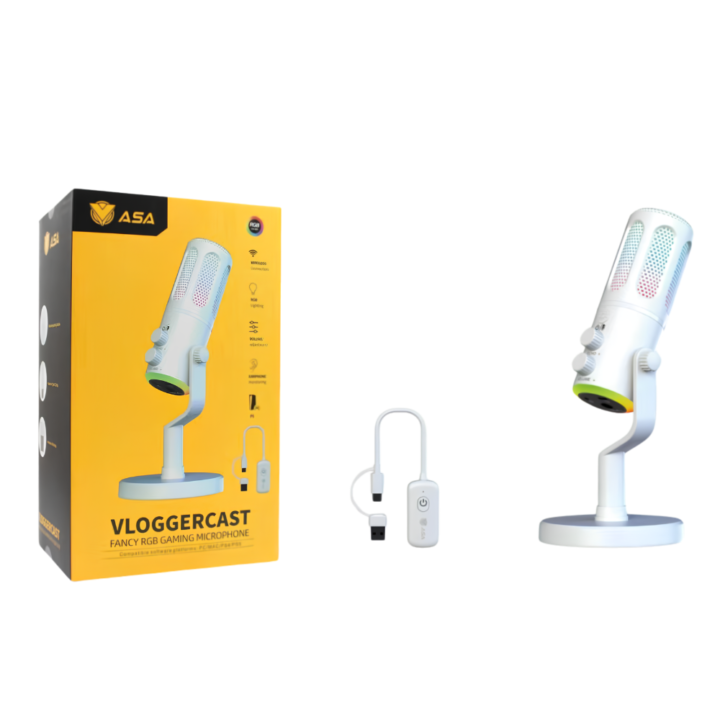 ASA MIC VLOGGERCAST WHITE