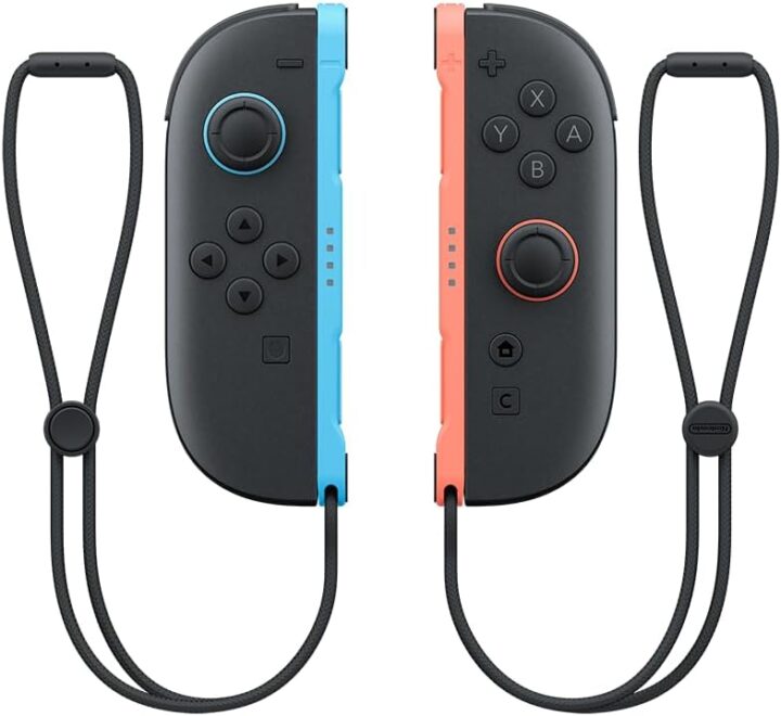 زوج وحدات تحكم Joy-Con لجهاز Nintendo Switch 2 (يسار/يمين) باللونين الأزرق والأحمر (نسخة المملكة العربية السعودية)