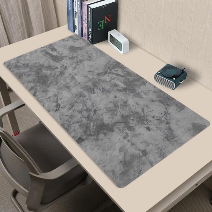 ماوس باد تصميم نسيج الصخور قماش ناعم فخم AL3B معالج بدقة لضمان انسيابية عالية وحساسية دقيقة