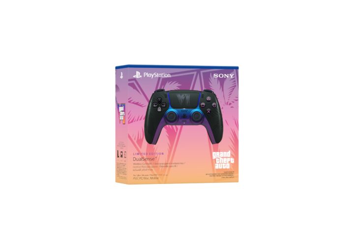 وحدة التحكم اللاسلكية لبلاي ستيشن 5 DualSense® - إصدار محدود من جراند ثفت أوتو 6 باللون الأسود - إصدار المملكة العربية السعودية