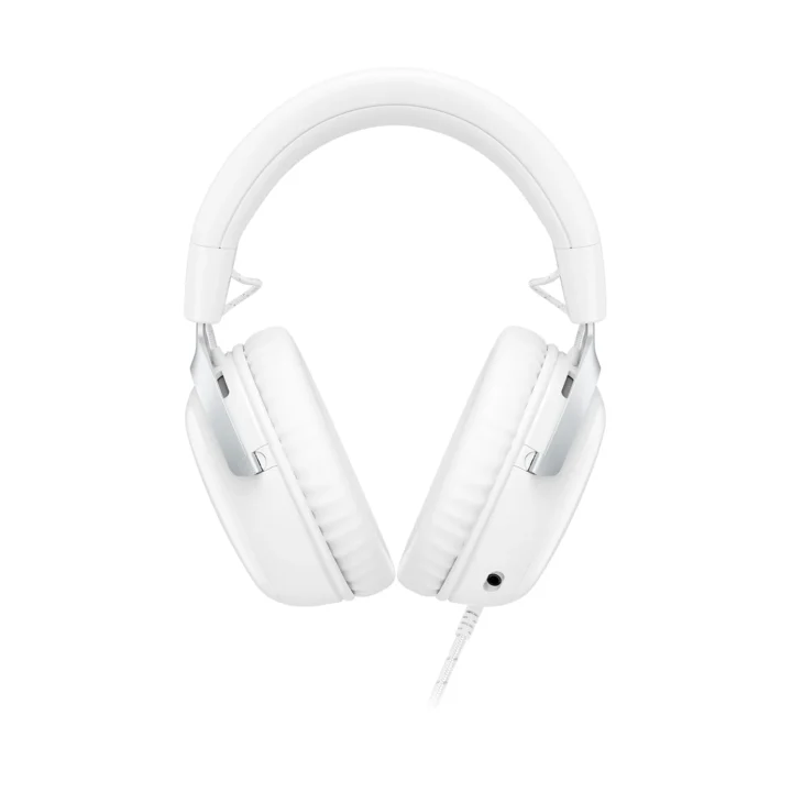 HyperX Cloud III Wired Gaming Headset for PC, PS5, and Xbox Series X|S – 53mm Angled Drivers, DTS Technology, Memory Foam Ear Cushions, Durable Frame, Ultra-Clear 10mm Microphone, USB-C/USB-A/3.5mm Connectivity – White