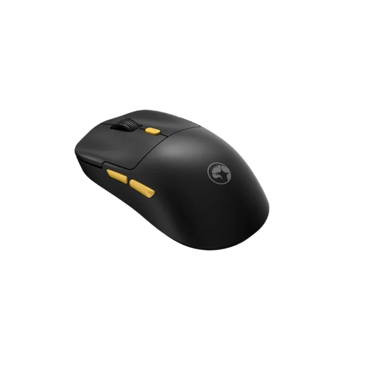 ماوس مارفو نيرو 50 | G912W - ماوس ألعاب لاسلكي - أسود / اتصال ثلاثي الأوضاع / مستشعر بصري دقيق / 6 مستويات DPI تصل إلى 12000 / مفاتيح ميكانيكية متينة / عمر بطارية طويل / G912W-BK / G912W-BK