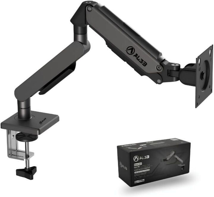 AL3B Monitor Arm Stand, compatible with 17–32 inch computer monitors; an adjustable mount featuring tilt and swivel functions—Model M80 AL3B.