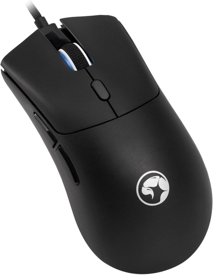 ماوس الألعاب مارفو G950 نيرو 40 - أسود بصري، مستشعر PMW3327 / 6 أزرار (قابلة للبرمجة) عمر المفاتيح: 10 ملايين نقرة معدل الاستجابة: حتى 1000 هرتز / دقة DPI:12000