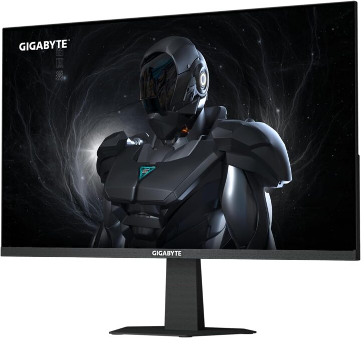 شاشة ألعاب جيجابايت GS24F14A، شاشة IPS مقاس 24 بوصة، دقة FHD، معدل تحديث 175 هرتز قابل للكسر، زمن استجابة 1 مللي ثانية (MPRT)، تقنية AMD FreeSync، أسود | GS24F14A-EK