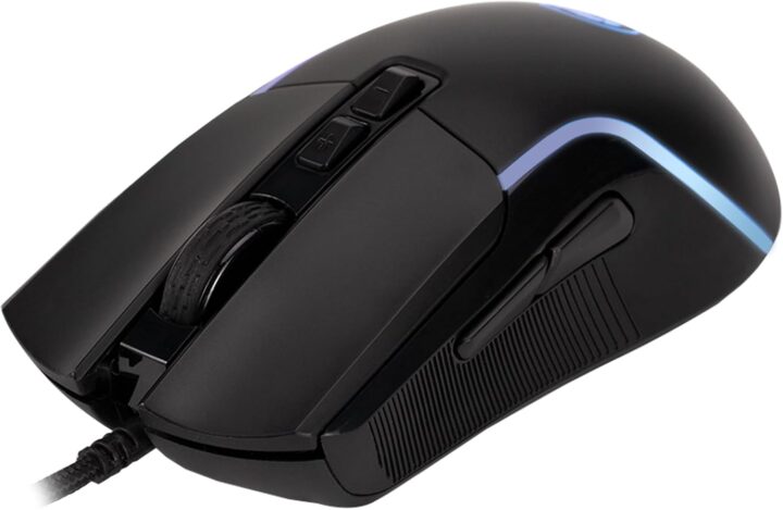 ماوس الألعاب السلكي مارفو M292 WH CAPO 20 ابيض 8000 نقطة في البوصة 6 مستويات لضبط الدقة سطح مانع للانزلاق كابل مضفر متين