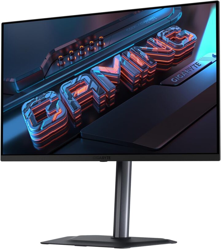 شاشة العاب GIGABYTE MO27Q2A، مقاس 27 بوصة بتقنية QD-OLED، بدقة QHD، ومعدل تحديث 280 هرتز، ووقت استجابة 0.03 مللي ثانية، وتقنية AMD FreeSync Premium Pro وNVIDIA G-Sync | MO27Q2A