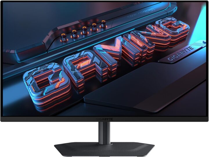 شاشة العاب GIGABYTE MO27Q2A، مقاس 27 بوصة بتقنية QD-OLED، بدقة QHD، ومعدل تحديث 280 هرتز، ووقت استجابة 0.03 مللي ثانية، وتقنية AMD FreeSync Premium Pro وNVIDIA G-Sync | MO27Q2A