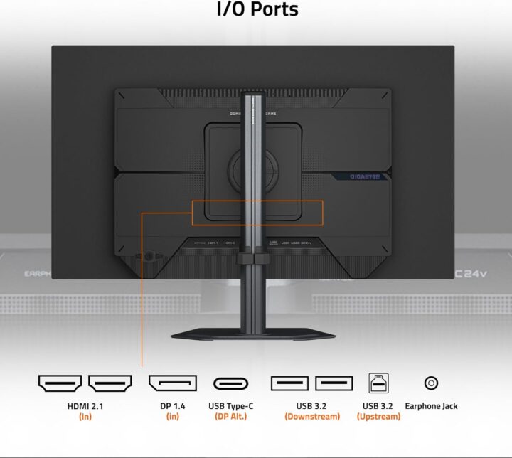 شاشة العاب GIGABYTE MO27Q2A، مقاس 27 بوصة بتقنية QD-OLED، بدقة QHD، ومعدل تحديث 280 هرتز، ووقت استجابة 0.03 مللي ثانية، وتقنية AMD FreeSync Premium Pro وNVIDIA G-Sync | MO27Q2A