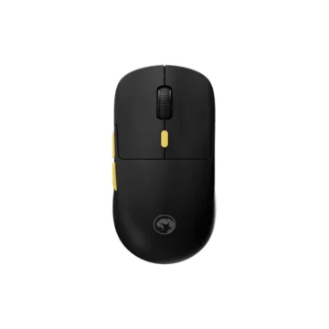 ماوس مارفو نيرو 50 | G912W - ماوس ألعاب لاسلكي - أسود / اتصال ثلاثي الأوضاع / مستشعر بصري دقيق / 6 مستويات DPI تصل إلى 12000 / مفاتيح ميكانيكية متينة / عمر بطارية طويل / G912W-BK / G912W-BK