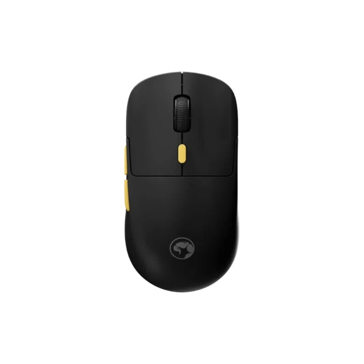 ماوس مارفو نيرو 50 | G912W - ماوس ألعاب لاسلكي - أسود / اتصال ثلاثي الأوضاع / مستشعر بصري دقيق / 6 مستويات DPI تصل إلى 12000 / مفاتيح ميكانيكية متينة / عمر بطارية طويل / G912W-BK / G912W-BK